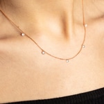 Collier mit Anhänger 750/18 K Roségold mit Diamanten 0.50 ct H/si by CHRISTIAN - AN-3000728567