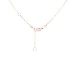 Collieror rosé 750/18 ct Evil Eye avec pierres précieuses - KE-51423-RG