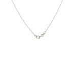 Collier avec pendentif or gris 750/18 ct avec diamants 0.08 ct H/si by CHRISTIAN - CO-040874-4-WG