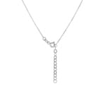 Necklace with Pendant 750/18 K White Gold with Diamonds 0.60 ct H/si - NO8WG