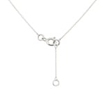 Collier mit Anhänger 750/18 K Weissgold mit Zirkonia Ø 4.5mm - 3.3026.Z1-42