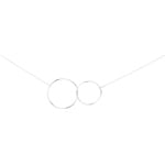 Collier mit Anhänger 925 Silber rhodiniert 42cm