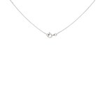 Collier 925 Silber rhodiniert & galvanisiert 42cm - 302656