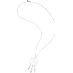 Collier mit Anhänger 925 Silber rhodiniert 42cm, Traumfänger