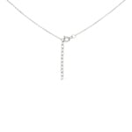 Necklace with Pendant 925 Silver rhodium-plated with Cubic Zirconia 43cm - 302701.1