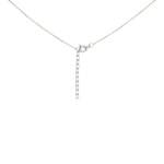 Necklace with Pendant 925 Silver rhodium-plated with Cubic Zirconia 43cm - 332206.1