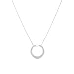 Necklace with Pendant 925 Silver rhodium-plated with Cubic Zirconia 43cm - 332287.1