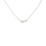 Collier avec pendentif croix or gris 750/18 ct avec diamants 1.84 ct H/si - KE-028341-WG