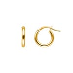 Hoop Earrings 375/9 K Yellow Gold 2.0mm Ø 6mm