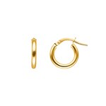 Hoop Earrings 375/9 K Yellow Gold 2.0mm Ø 8mm