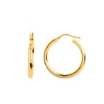 Creolen 375/9 K Gelbgold 2.5mm Ø 20mm