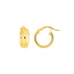 Créoles or jaune 375/9 ct Ø 10mm