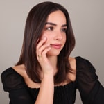 Damenring 750/18 K Gelbgold bicolor - 1.7050.03