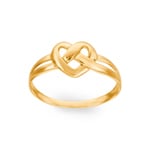 Bague or jaune 750/18 ct Cœur - 1.7214.00