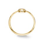 Ring 750/18 K Yellow Gold with Diamonds 0.04 ct H/si - RO14GG