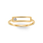 Damenring 750/18 K Gelbgold mit Diamanten 0.05 ct. - 1.7466.30