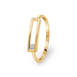 Damenring 750/18 K Gelbgold mit Diamanten 0.05 ct. - 1.7466.30