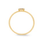 Ring 750/18 K Yellow Gold with Diamonds 0.06 ct H/si by CHRISTIAN - RI-101013-GG