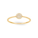 Ring 750/18 K Yellow Gold with Diamonds 0.06 ct H/si by CHRISTIAN - RI-101013-GG