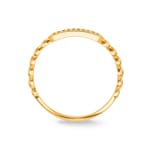 Bague or jaune 750/18 ct avec diamant 0.06 ct H/si by CHRISTIAN - RI-101024-GG