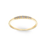 Ring 750/18 K Yellow Gold with Diamonds 0.08 ct H/si - RO34GG