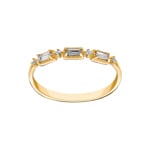 Ring 750/18 K Yellow Gold with Diamonds 0.14 ct H/si - CG010