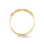 Ring 750/18 K Yellow Gold with Diamonds 0.14 ct H/si - CG010