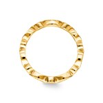 Ring 750/18 K Yellow Gold with Diamonds 0.27 ct H/si - RO25GG