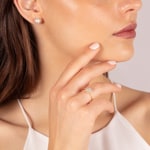 Damenring 750/18 K Gelbgold mit Diamanten 0.30ct H/si - RI-55311-GG