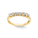 Damenring 750/18 K Gelbgold mit Diamanten 0.50 ct H/si - RI-69319-GG