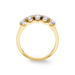 Damenring 750/18 K Gelbgold mit Diamanten 1.00 ct H/si - RI-69614-GG