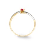 Ring 750/18 K Yellow Gold with Ruby - 08PE57BR
