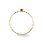 Ring 750/18 K Yellow Gold with Ruby - 08PO41BR