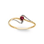 Ring 750/18 K Yellow Gold with Ruby - 08PO41BR