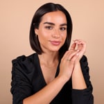 Ring 750/18 K Yellow Gold with oval Ruby and Diamonds 0.01ct. - MI045BRB5