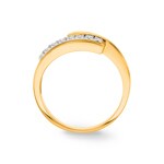 Bague or jaune 750/18 ct avec rubis & diamants 0.03 ct H/si - 54 (Ø 17.2mm) - 3000275