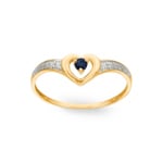 Ring 750/18 K Yellow Gold with Sapphire - 08PG16BS
