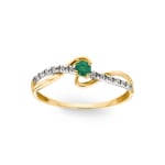 Ring 750/18 K Yellow Gold with Emerald - 08PE57BE