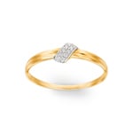Ring 750/18 K Gelbgold Fantasie mit Zirkonia - 1.3086.Z3
