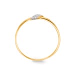 Ring 750/18 K Gelbgold Fantasie mit Zirkonia - 1.3086.Z3