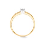 Ring 750/18 K Yellow Gold with Cubic Zirconia - PL087BZ