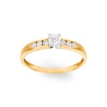 Ring 750/18 K Yellow Gold with Cubic Zirconia - PL087BZ