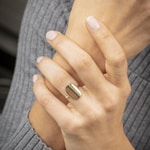 Ring 750/18 K Yellow Gold oval - 11288