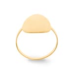 Ring 750/18 K Yellow Gold oval - 11288