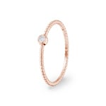 Damenring 750/18 K Roségold mit Diamant 0.03 ct H/si by CHRISTIAN
