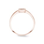 Bague or rosé 750/18 ct avec diamants 0.06 ct H/si by CHRISTIAN - RI-097450-RG