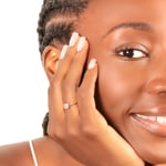 Bague or rosé 750/18 ct avec diamants 0.06 ct H/si by CHRISTIAN - RI-097450-RG