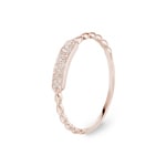 Damenring 750/18 K Roségold mit Diamanten 0.06 ct H/si by CHRISTIAN