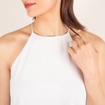 Bague or rosé 750/18 ct avec diamants 0.07ct H/si - RO24RG