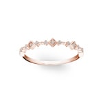 Bague or rosé 750/18 ct avec diamants 0.07ct H/si - RO24RG